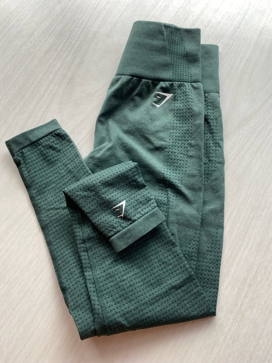 Gymshark Pants - Gymshark Dark Green Seamless High-Waist Leggings